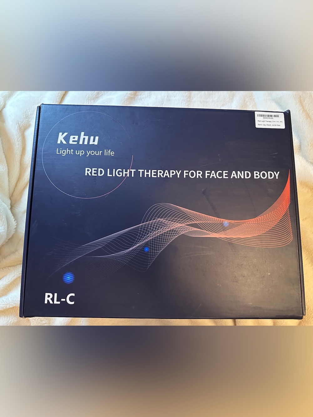 Kehu- NEW Red Light Therapy Panel RL-C for Face and Body-Black-stand or wearable